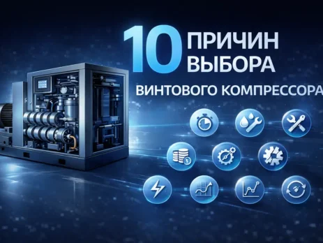 10 причин выбора винтового компрессора