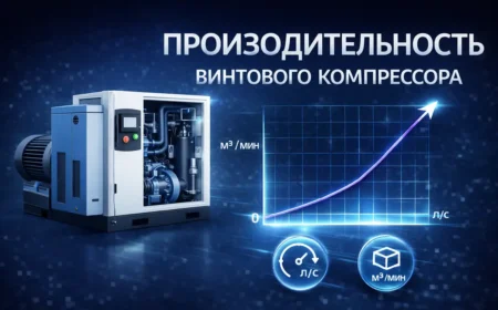 производительность винтового компрессора
