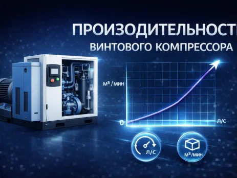 производительность винтового компрессора
